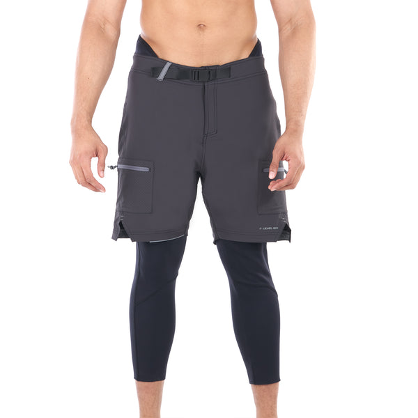 Full Monty Lined Short (24" inseam) — Black