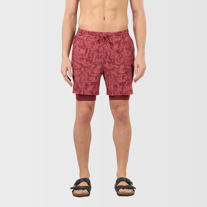 Nyx Lined Boardshorts - Flora - Feature