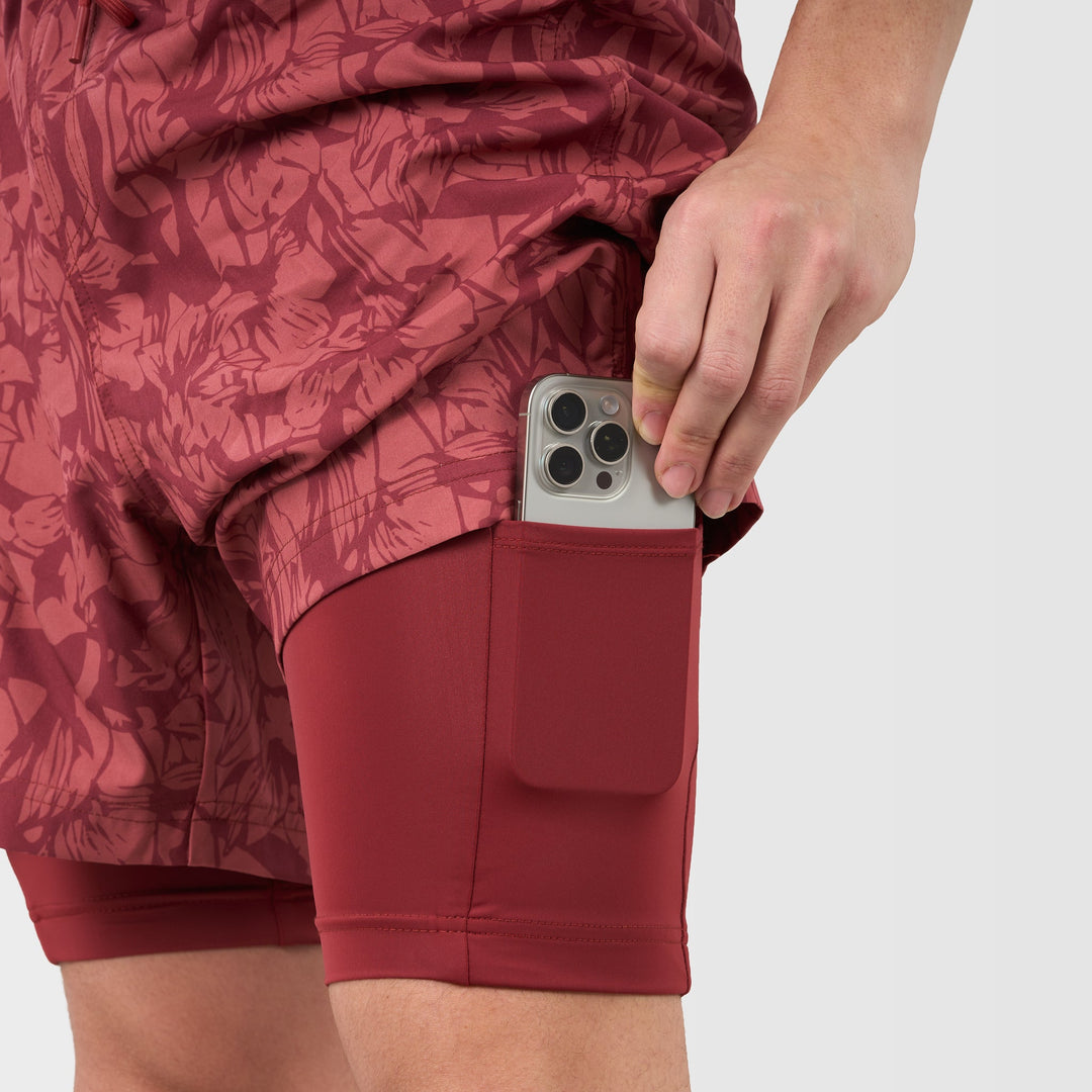 Nyx Lined Boardshorts - Flora - Feature
