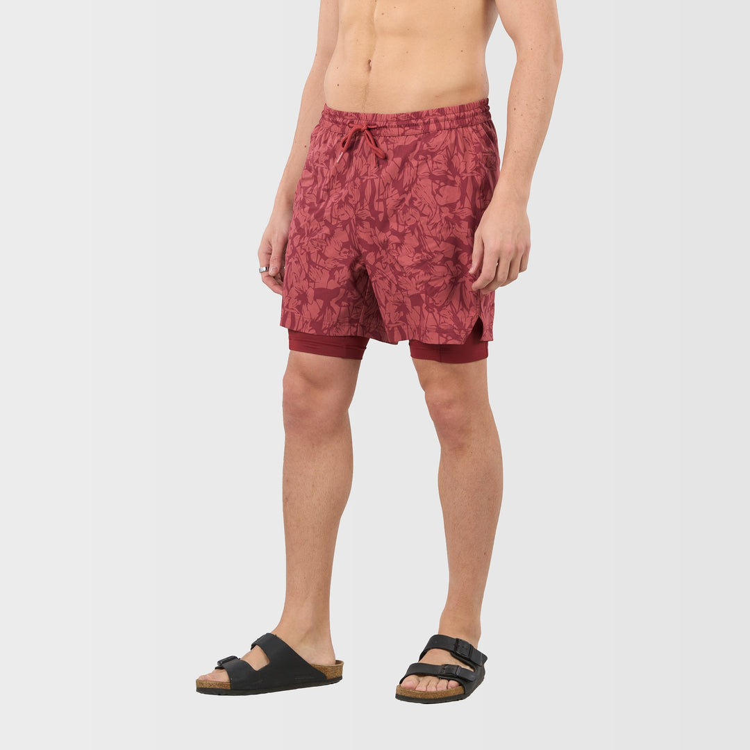 Nyx Lined Boardshorts - Flora - Side