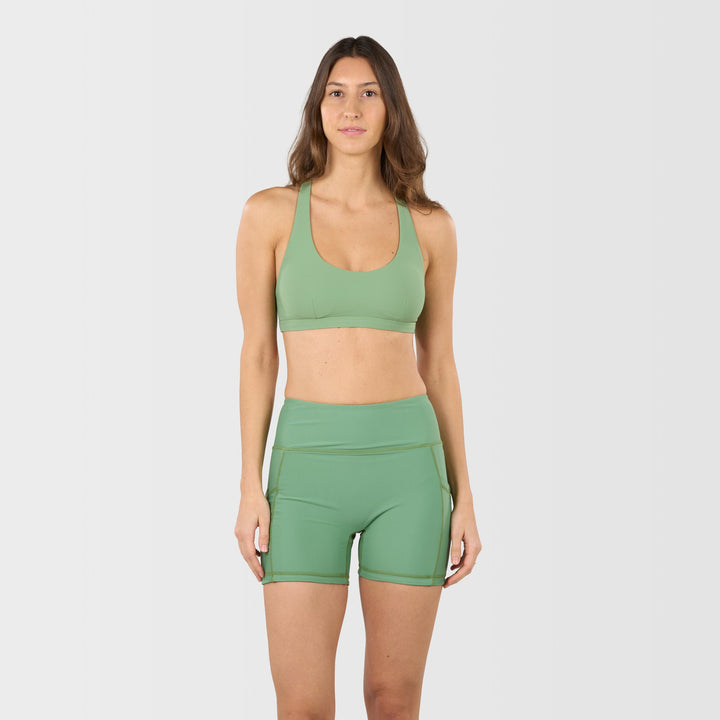 Cove Reversible Swim Shorts - Shale Green - Side