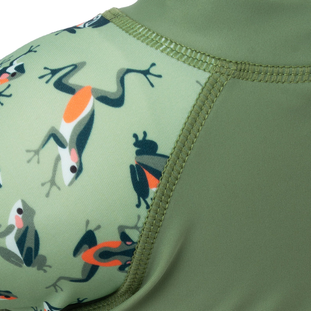 Snapper Long Sleeve Sun Shirt - Shale Green - Feature