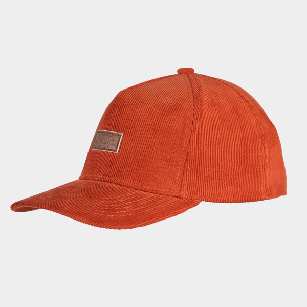 Cord Cap Hat — Rust (2)