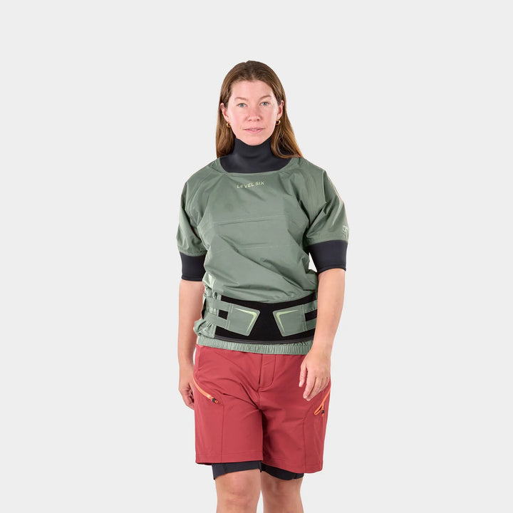 Solstice Women's Semi-Dry Top Exhaust Lite - Basil - Feature