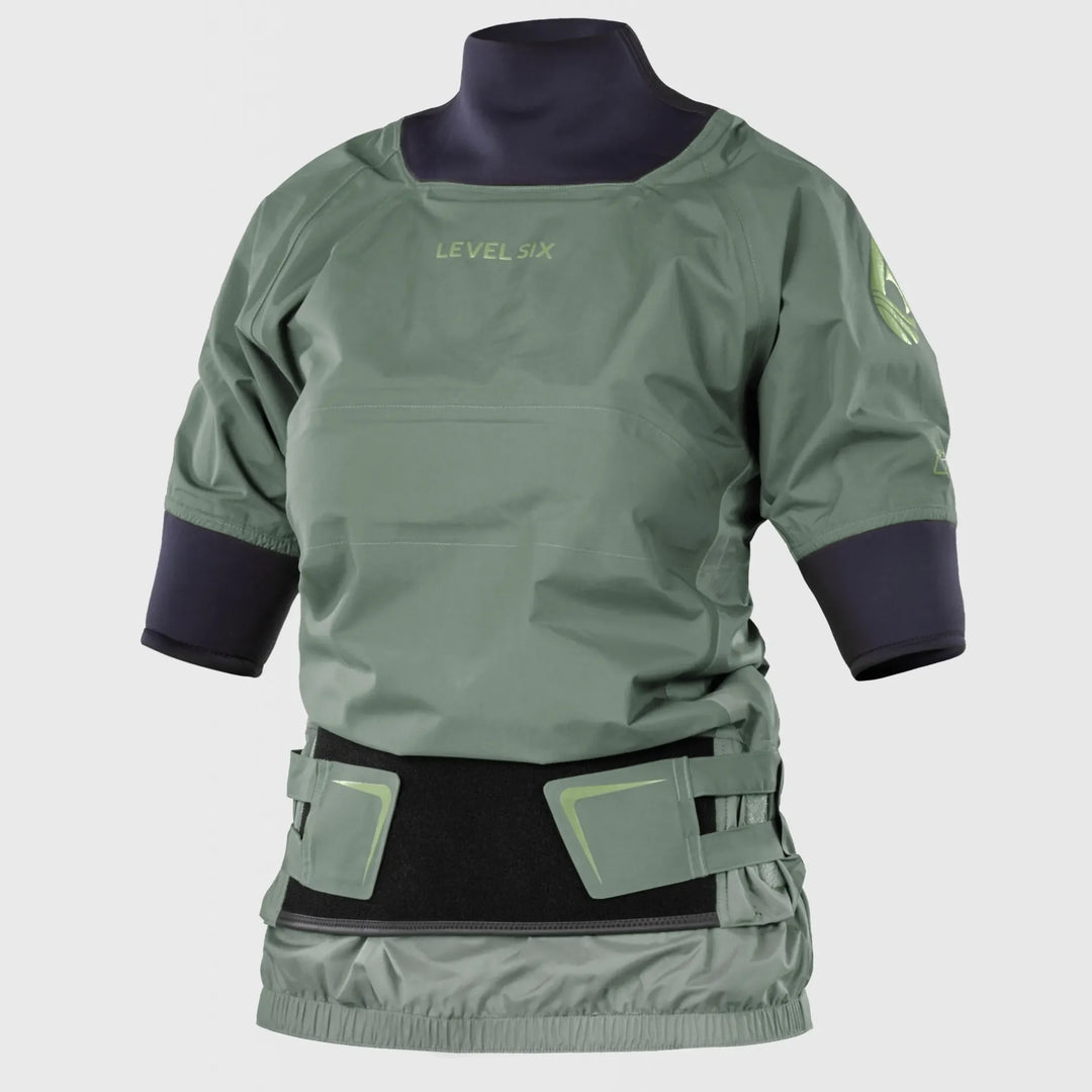 Solstice Women's Semi-Dry Top Exhaust Lite - Basil - Front