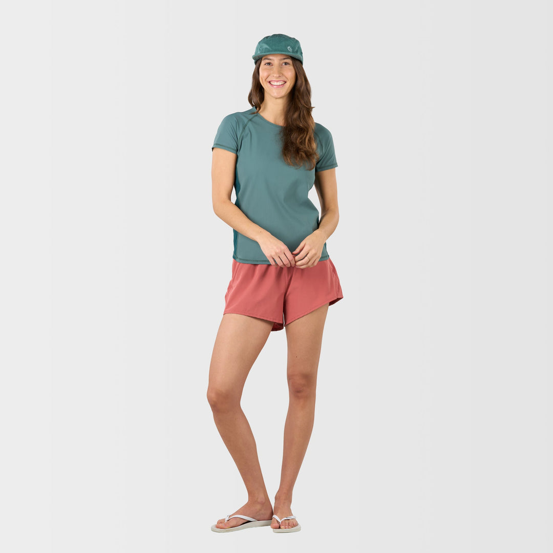 Athena Short Sleeve Sun Shirt - North Atlantic - Merchandised