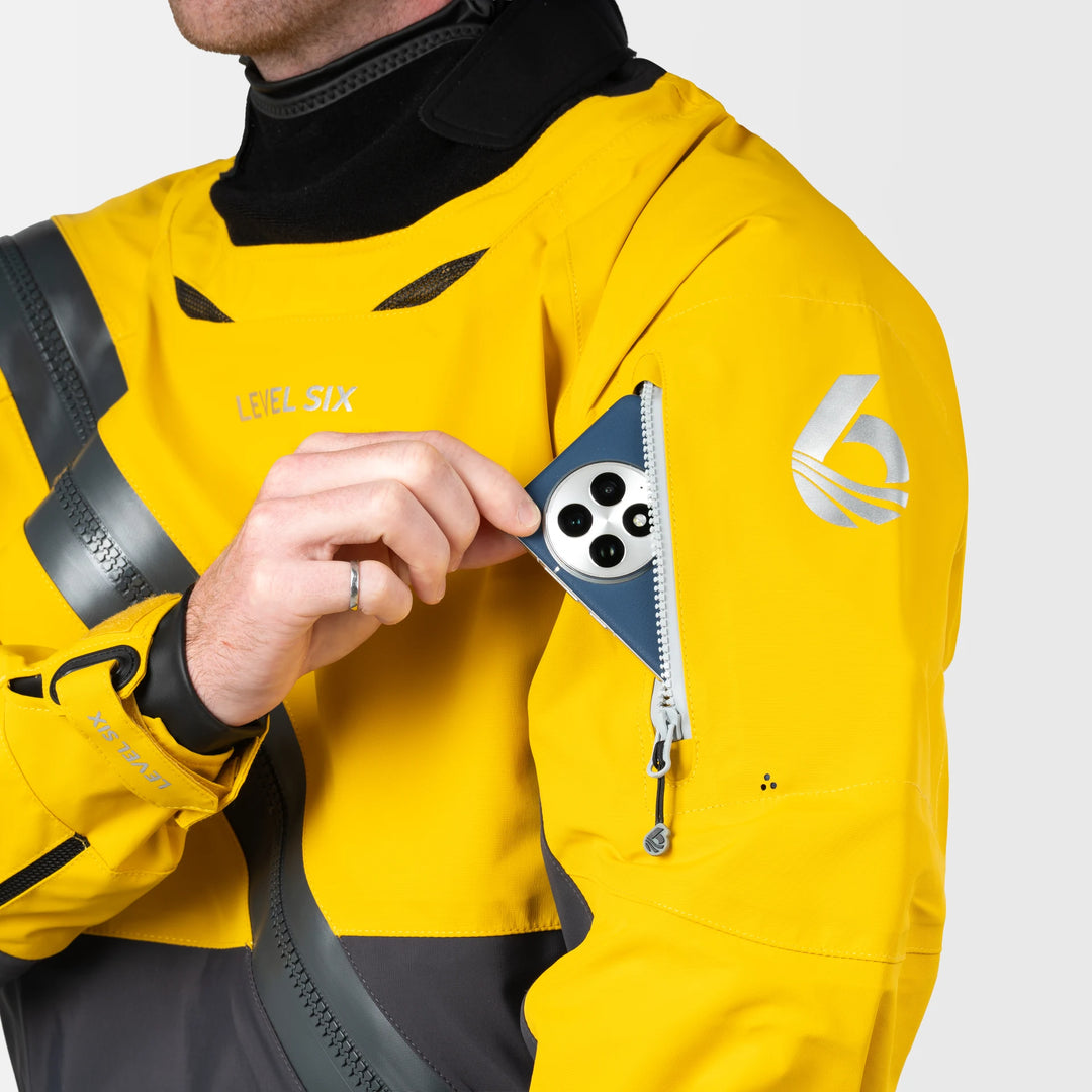 Loki Dry Suit Exhaust Pro — Goldenrod (13)#colour_goldenrod