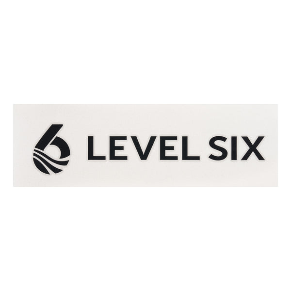 Level Six Logo Transfer Logo — Black