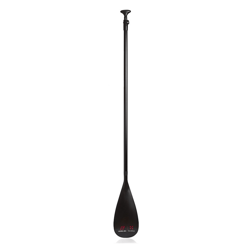 Fibreglass Paddle With Nylon Blade SUP Paddles BLACK Level Six
