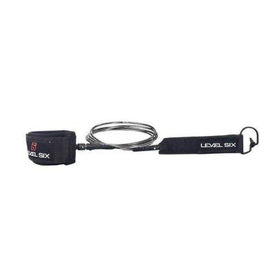 STRAIGHT SUP Ankle Leash SUP Accessories Black Level Six